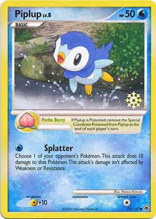 Piplup (72/100) [Countdown Calendar Promos] | GnG Games