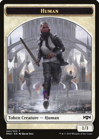 Human Token [Ravnica Allegiance Tokens] | GnG Games