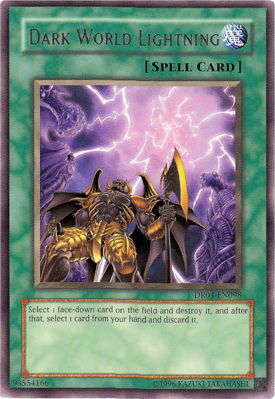 Dark World Lightning [DR04-EN098] Rare | GnG Games