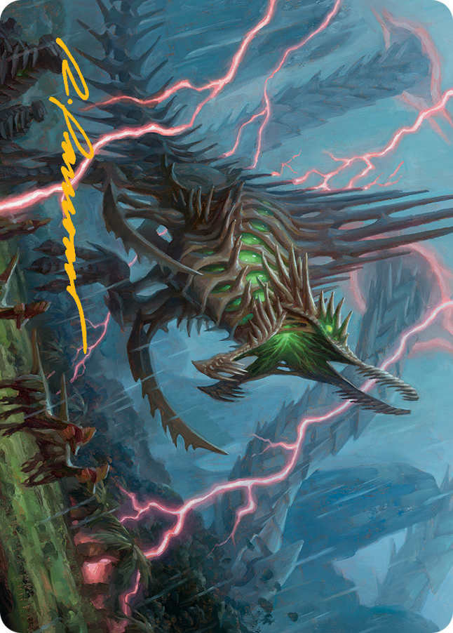 Etali, Primal Sickness Art Card (Gold-Stamped Signature) [March of the Machine Art Series] | GnG Games