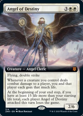 Angel of Destiny (Extended Art) [Zendikar Rising] | GnG Games