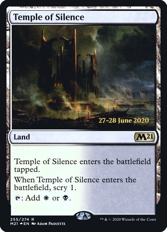 Temple of Silence  [Core Set 2021 Prerelease Promos] | GnG Games
