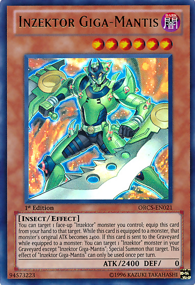 Inzektor Giga-Mantis [ORCS-EN021] Ultra Rare | GnG Games