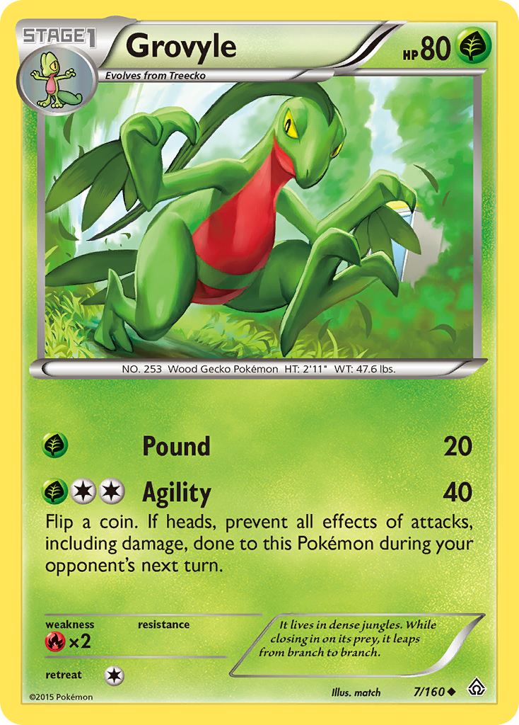 Grovyle (7/160) [XY: Primal Clash] | GnG Games