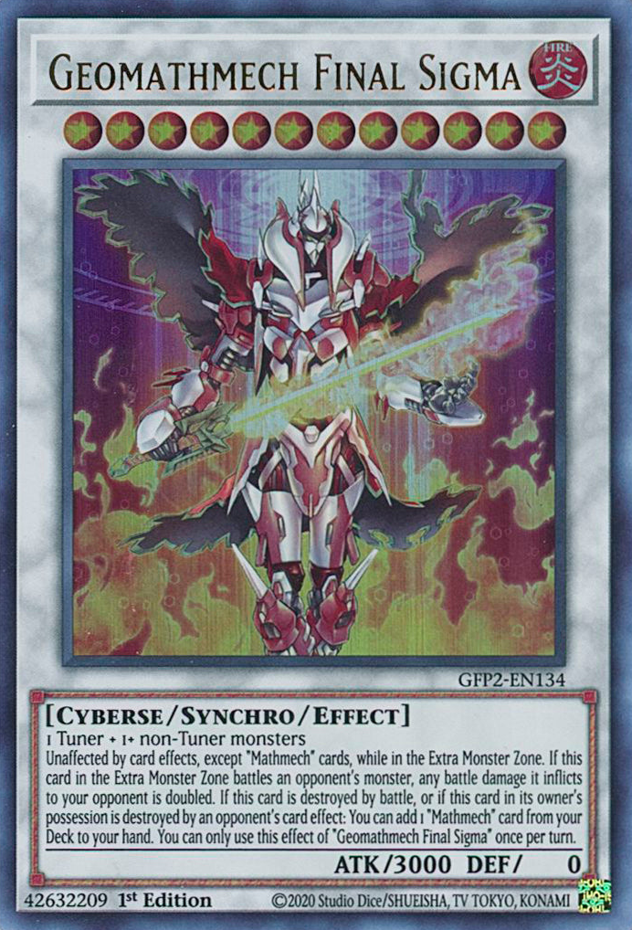 Geomathmech Final Sigma [GFP2-EN134] Ultra Rare | GnG Games
