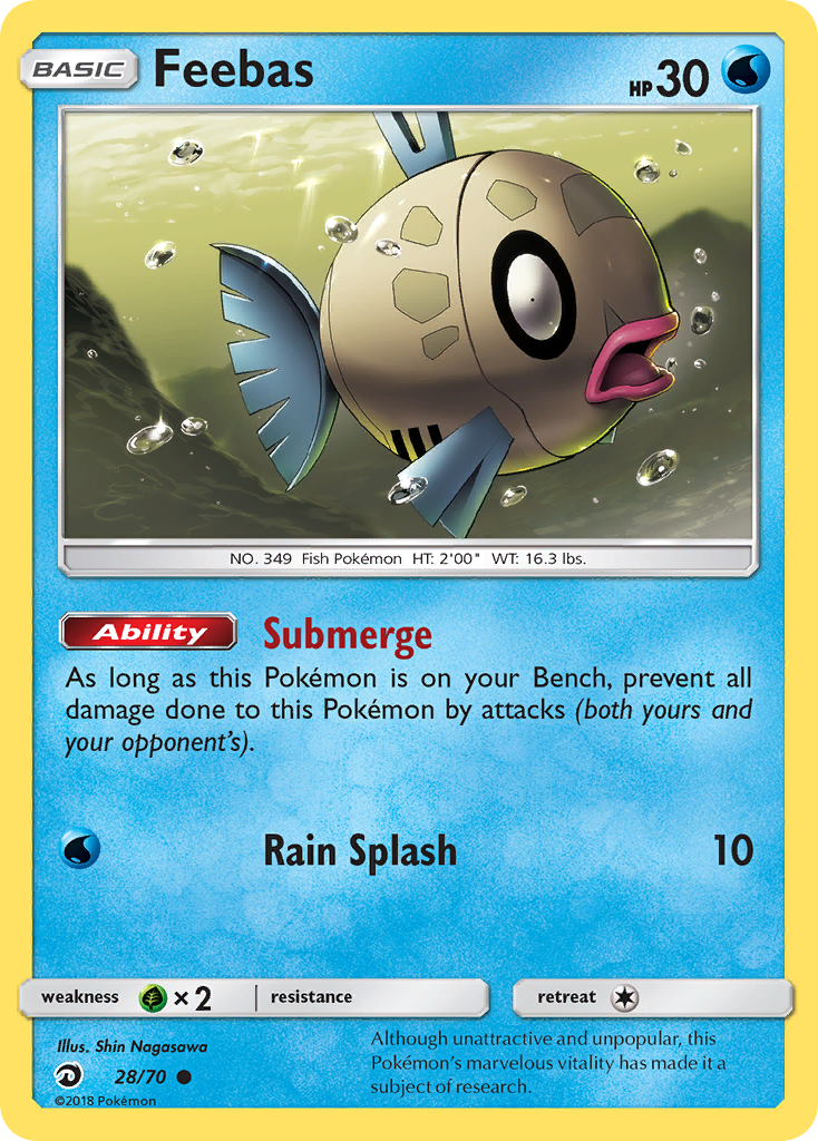 Feebas (28/70) [Sun & Moon: Dragon Majesty] | GnG Games