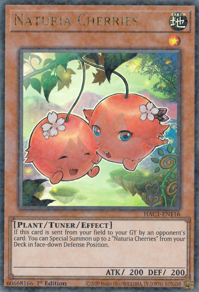 Naturia Cherries (Duel Terminal) [HAC1-EN116] Parallel Rare | GnG Games