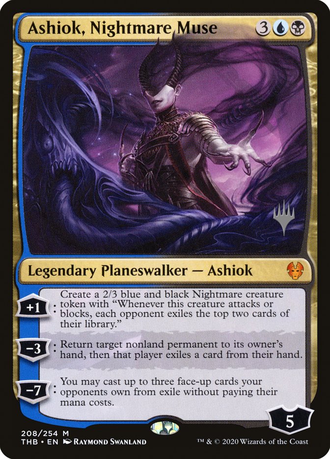 Ashiok, Nightmare Muse (Promo Pack) [Theros Beyond Death Promos] | GnG Games