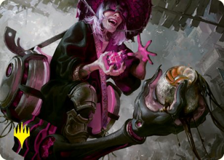 Undercity Scrounger Art Card (Gold-Stamped Signature) [Kamigawa: Neon Dynasty Art Series] | GnG Games
