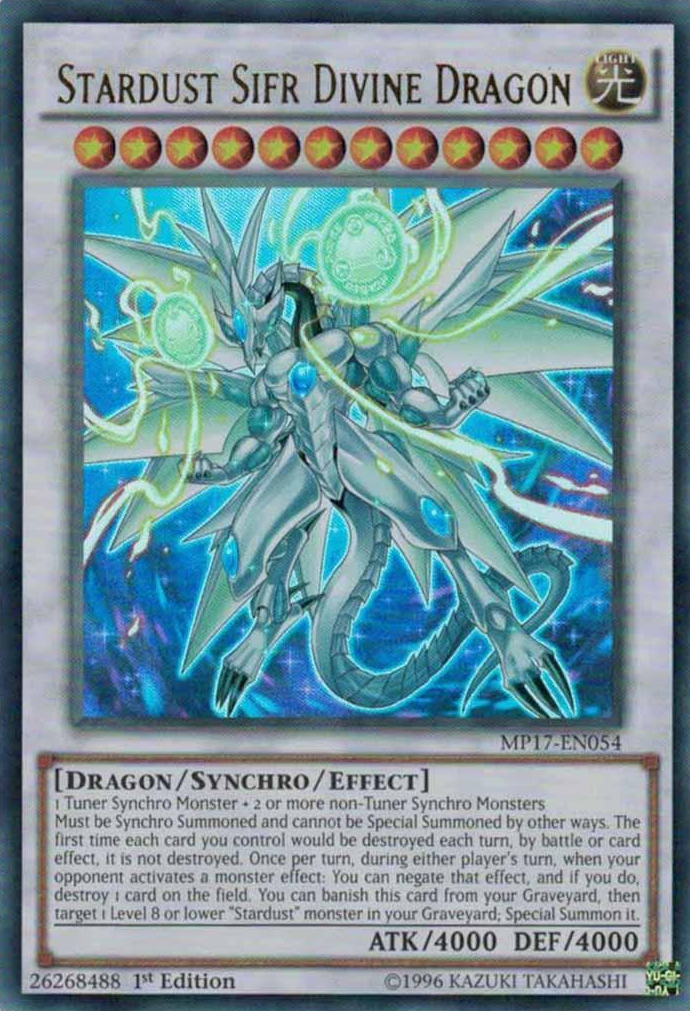 Stardust Sifr Divine Dragon [MP17-EN054] Ultra Rare | GnG Games