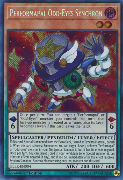 Performapal Odd-Eyes Synchron [BLLR-EN004] Secret Rare | GnG Games