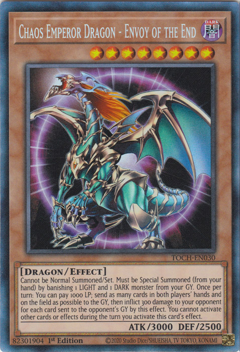 Chaos Emperor Dragon - Envoy of the End (CR) [TOCH-EN030] Collector's Rare | GnG Games