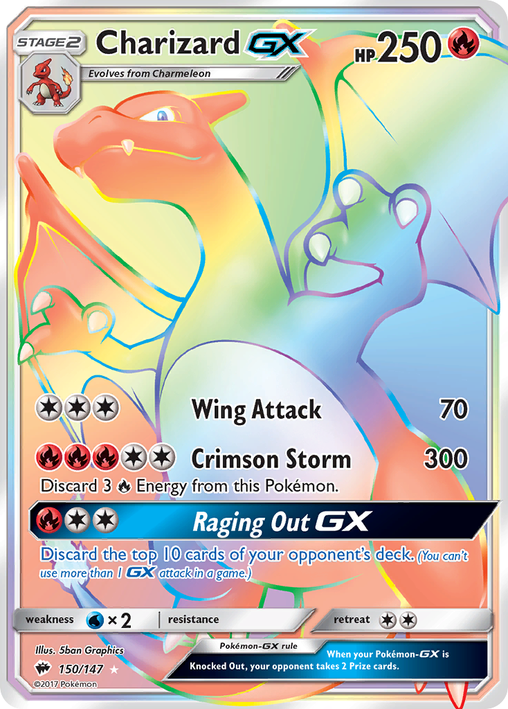 Charizard GX (150/147) [Sun & Moon: Burning Shadows] | GnG Games