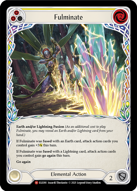 Fulminate [ELE091] (Tales of Aria)  1st Edition Rainbow Foil | GnG Games