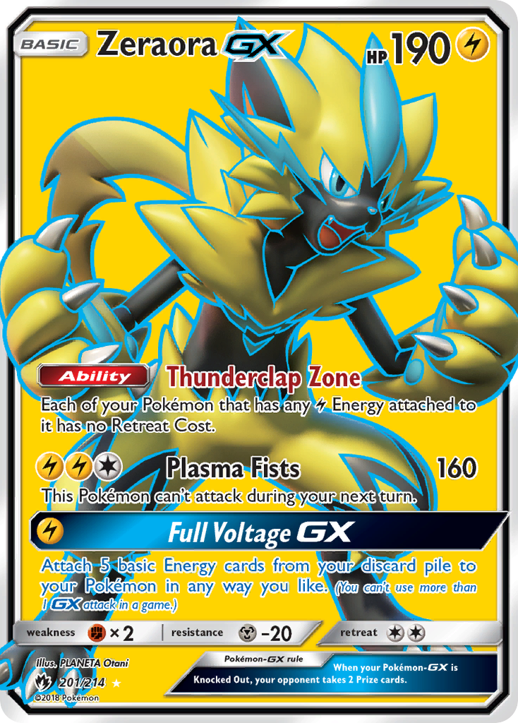 Zeraora GX (201/214) [Sun & Moon: Lost Thunder] | GnG Games