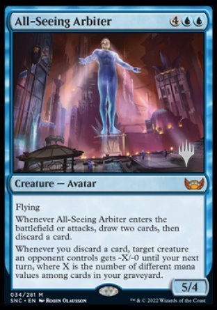 All-Seeing Arbiter (Promo Pack) [Streets of New Capenna Promos] | GnG Games