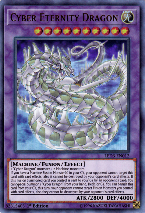 Cyber Eternity Dragon [LED3-EN012] Ultra Rare | GnG Games