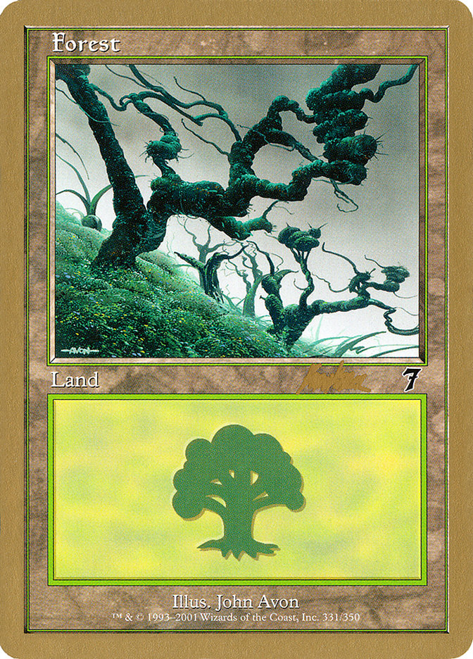 Forest (bk331) (Brian Kibler) [World Championship Decks 2002] | GnG Games