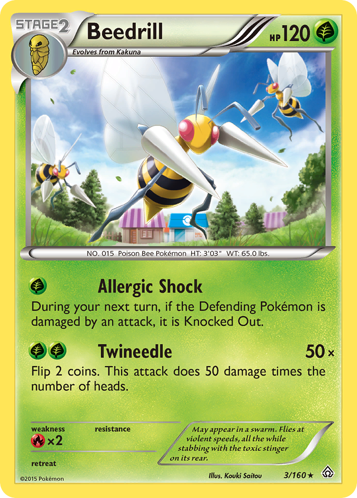 Beedrill (3/160) [XY: Primal Clash] | GnG Games