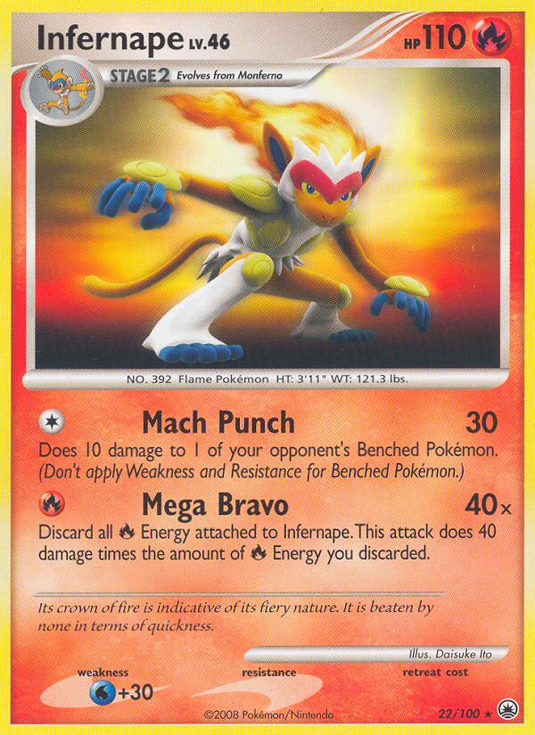 Infernape (22/100) [Diamond & Pearl: Majestic Dawn] | GnG Games