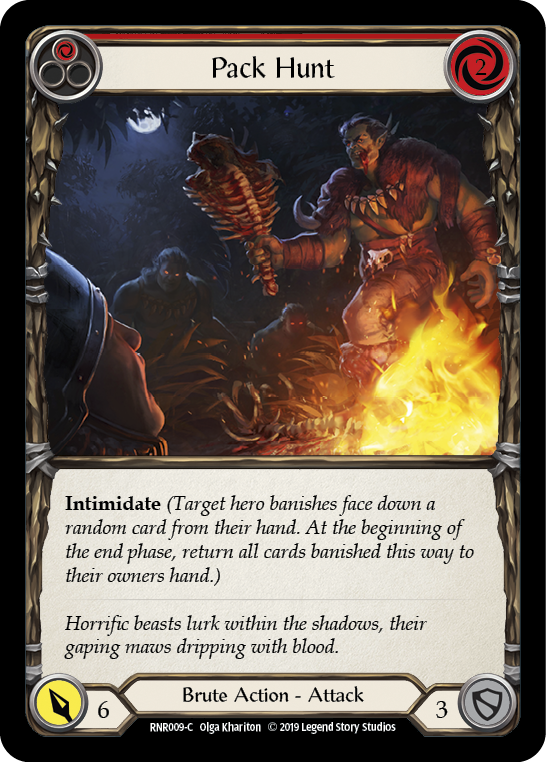Pack Hunt (Red) [RNR009-C] (Rhinar Hero Deck)  1st Edition Normal | GnG Games