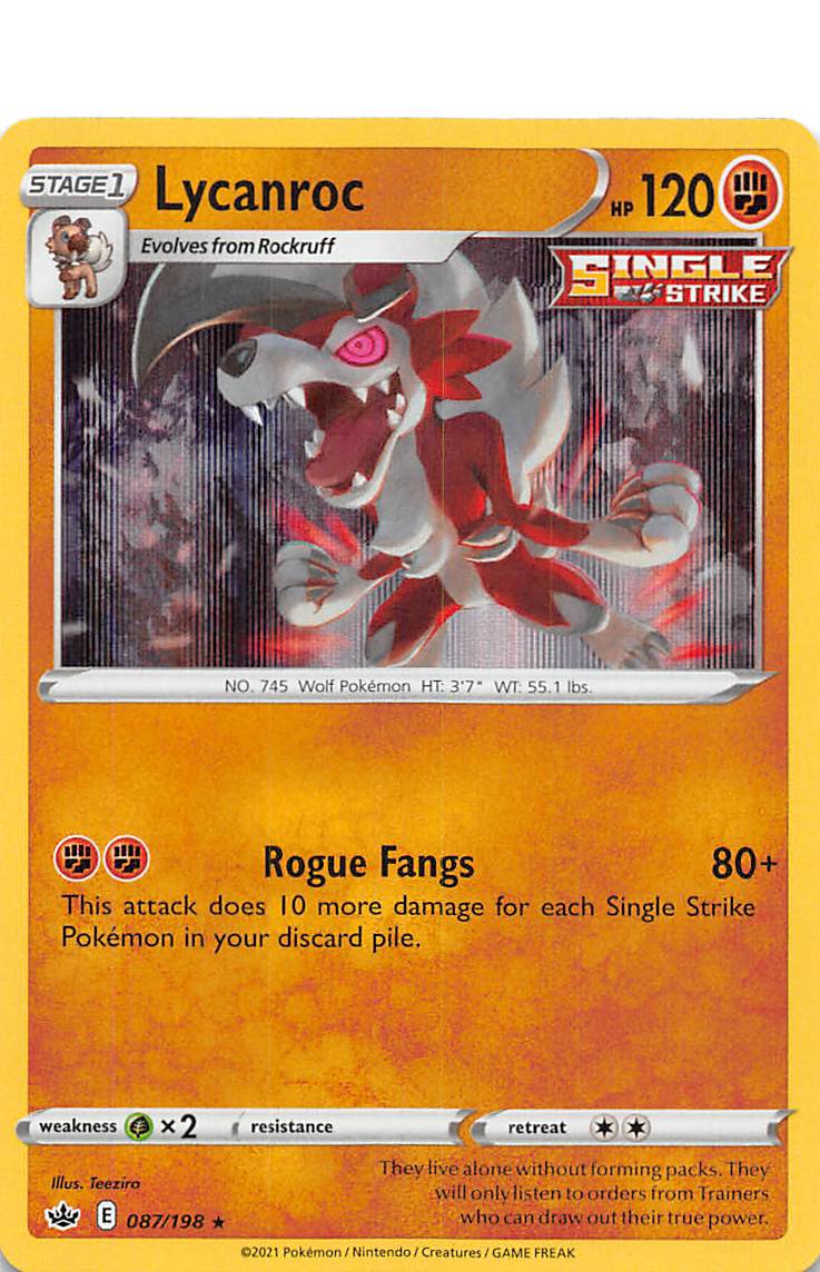 Lycanroc (087/198) [Sword & Shield: Chilling Reign] | GnG Games