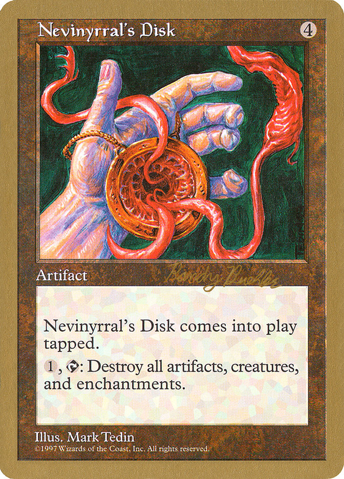 Nevinyrral's Disk (Randy Buehler) [World Championship Decks 1998] | GnG Games