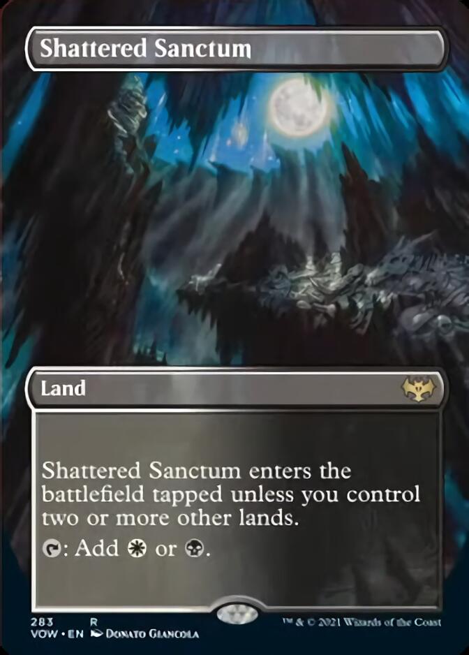 Shattered Sanctum (Borderless) [Innistrad: Crimson Vow] | GnG Games