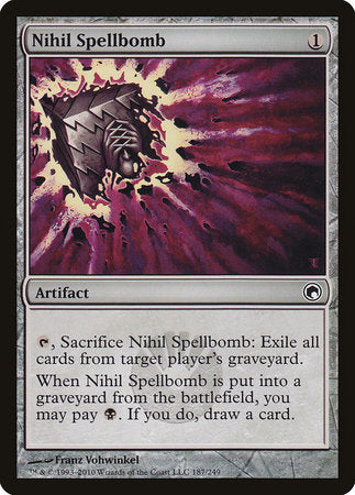 Nihil Spellbomb [Scars of Mirrodin] | GnG Games