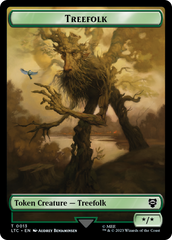 Treefolk // Food Token [The Lord of the Rings: Tales of Middle-Earth Commander Tokens] | GnG Games