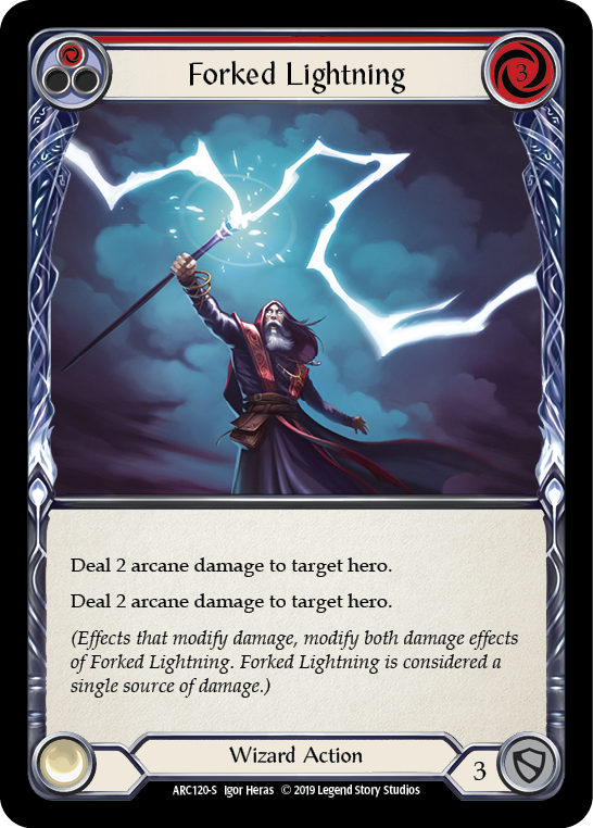 Forked Lightning [ARC120-S] 1st Edition Normal | GnG Games