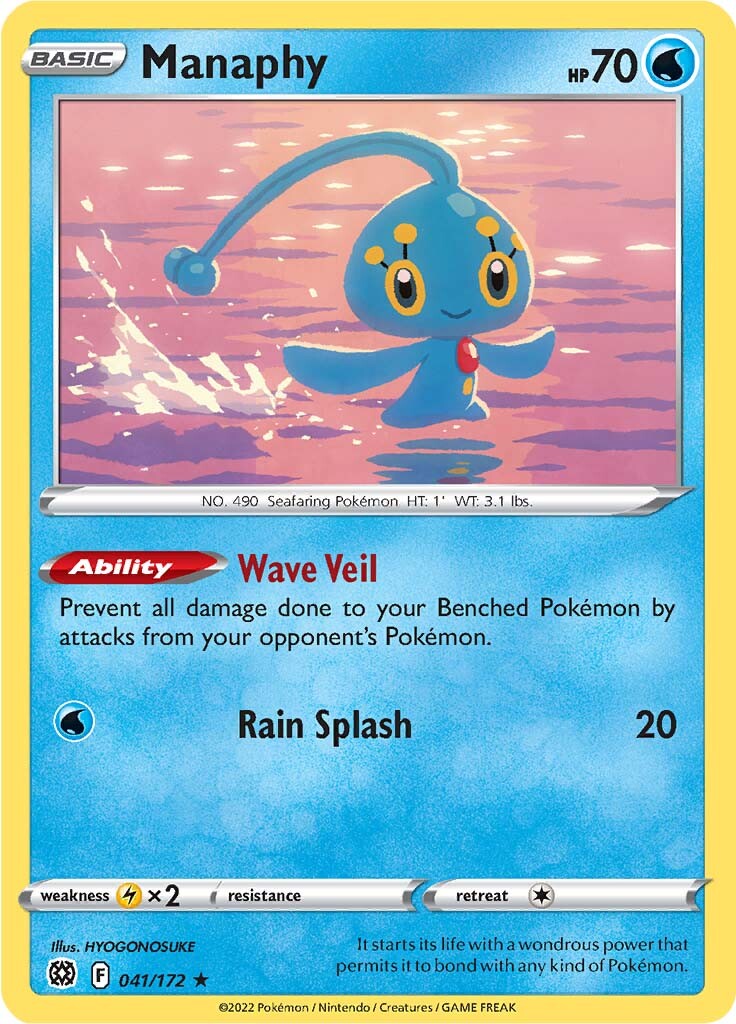 Manaphy (041/172) [Sword & Shield: Brilliant Stars] | GnG Games