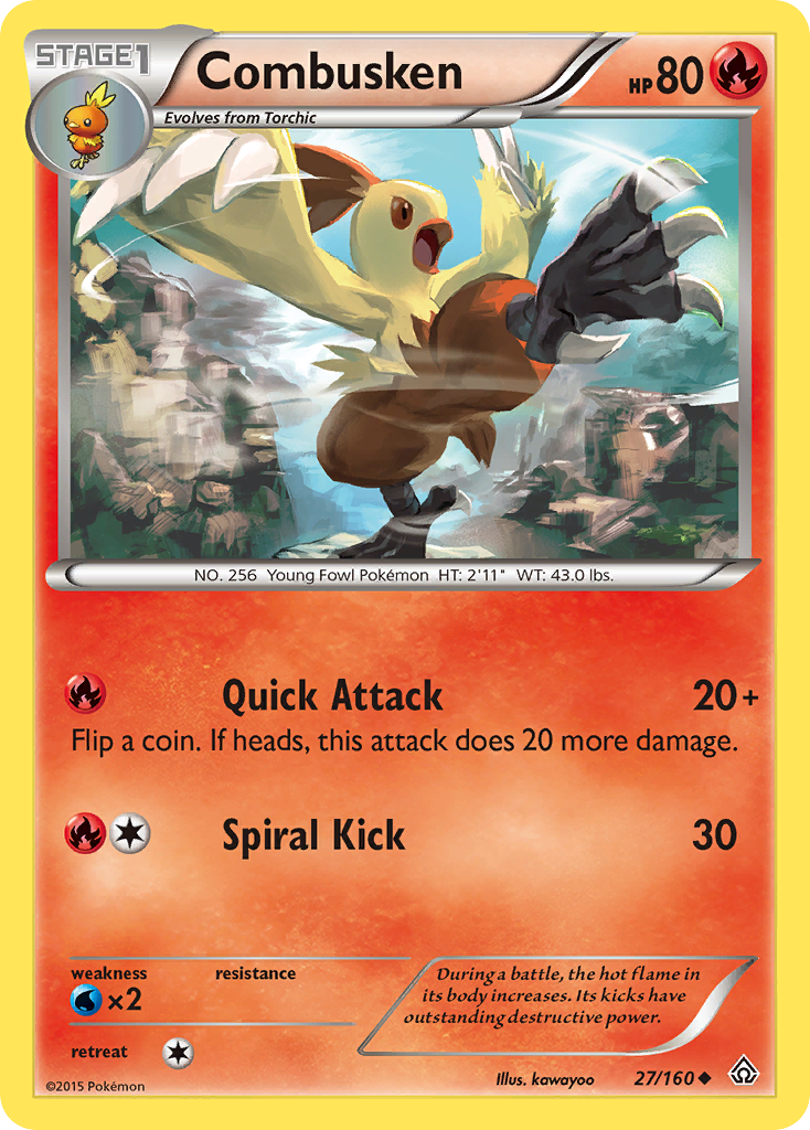 Combusken (27/160) [XY: Primal Clash] | GnG Games