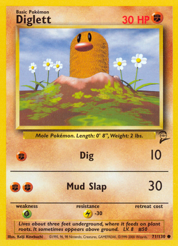 Diglett (71/130) [Base Set 2] | GnG Games