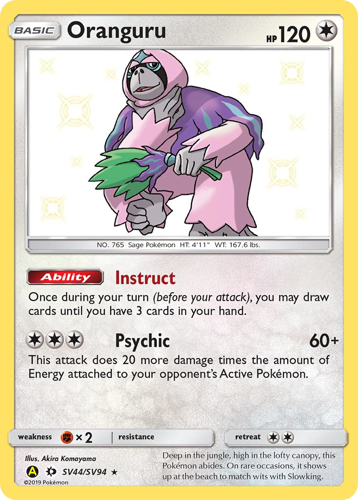 Oranguru (SV44/SV94) [Sun & Moon: Hidden Fates - Shiny Vault] | GnG Games