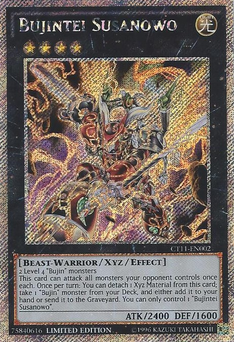 Bujintei Susanowo [CT11-EN002] Secret Rare | GnG Games