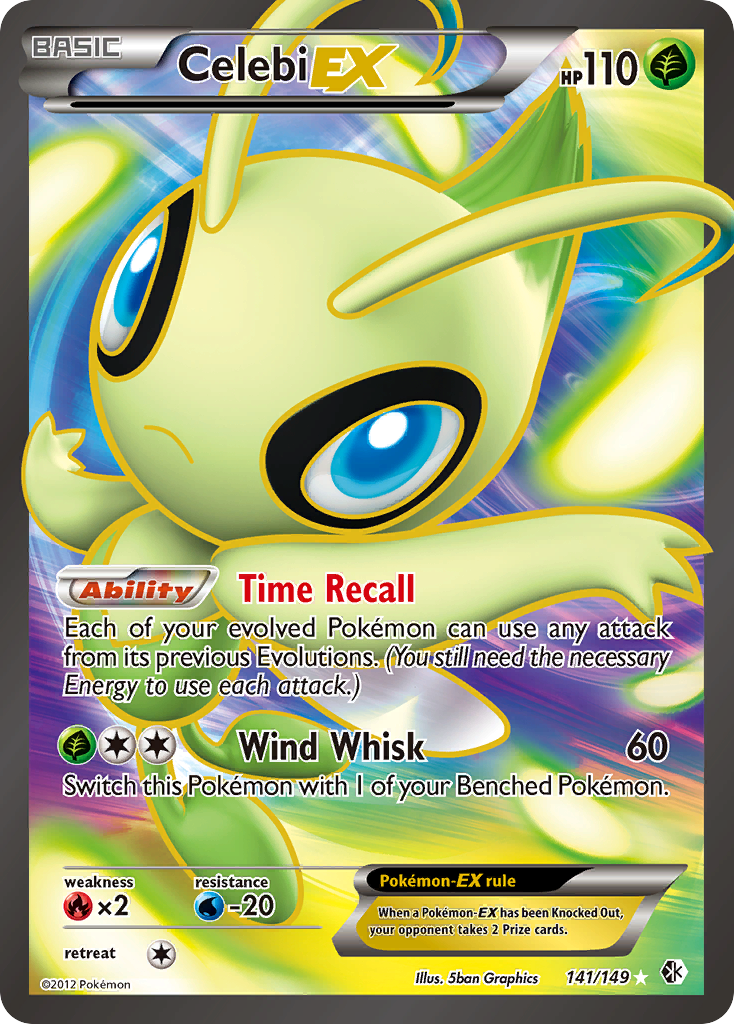 Celebi EX (141/149) [Black & White: Boundaries Crossed] | GnG Games