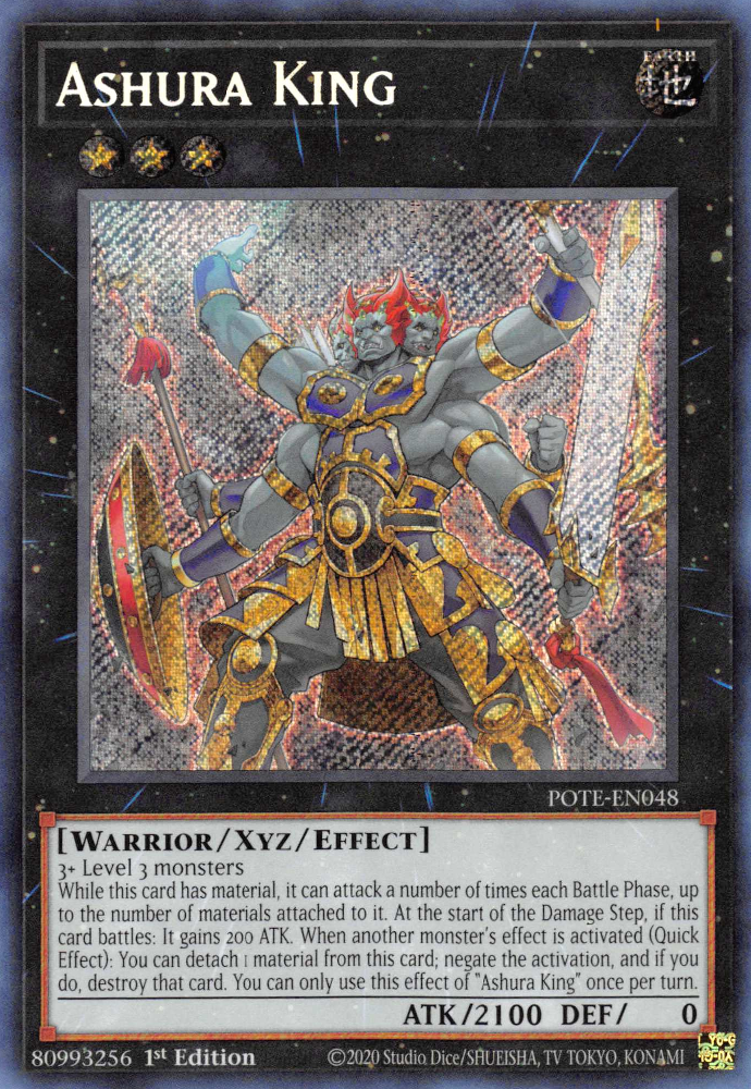 Ashura King [POTE-EN048] Secret Rare | GnG Games