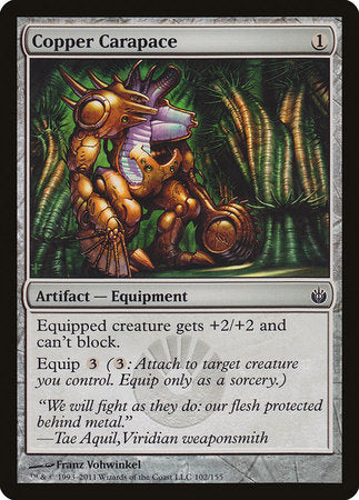 Copper Carapace [Mirrodin Besieged] | GnG Games