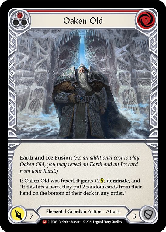 Oaken Old [ELE005] (Tales of Aria)  1st Edition Rainbow Foil | GnG Games