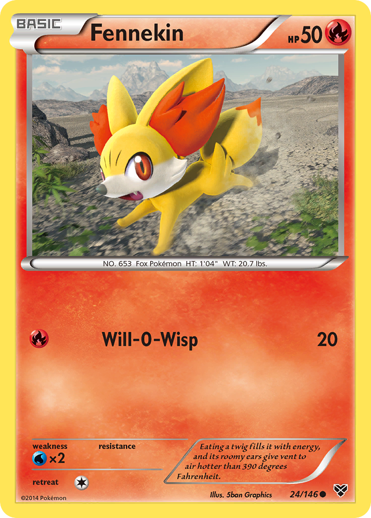 Fennekin (24/146) [XY: Base Set] | GnG Games