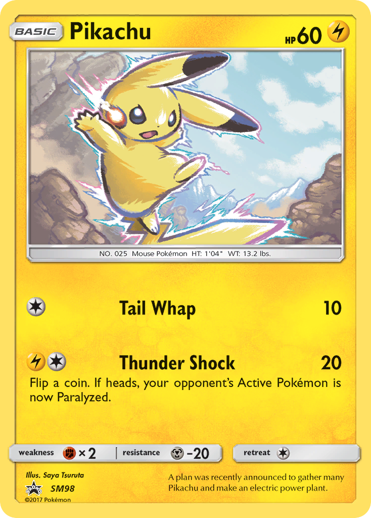 Pikachu (SM98) [Sun & Moon: Black Star Promos] | GnG Games