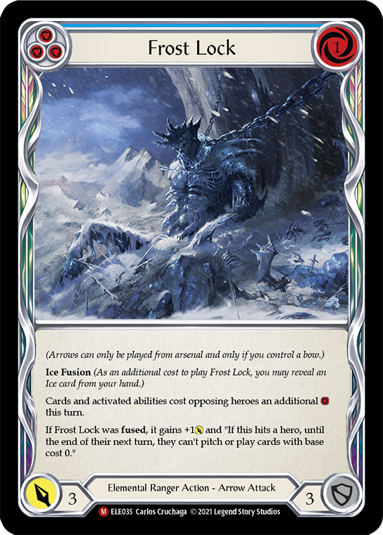 Frost Lock [ELE035] (Tales of Aria)  1st Edition Rainbow Foil | GnG Games