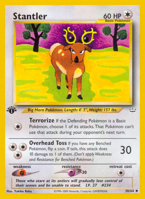 Stantler (38/64) [Neo Revelation 1st Edition] | GnG Games