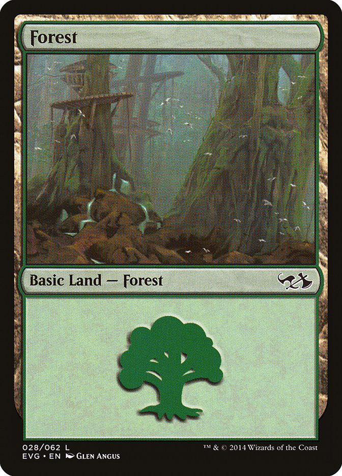 Forest (28) (Elves vs. Goblins) [Duel Decks Anthology] | GnG Games