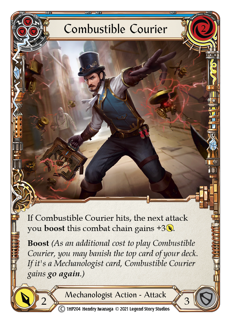 Combustible Courier (Blue) [1HP204] | GnG Games