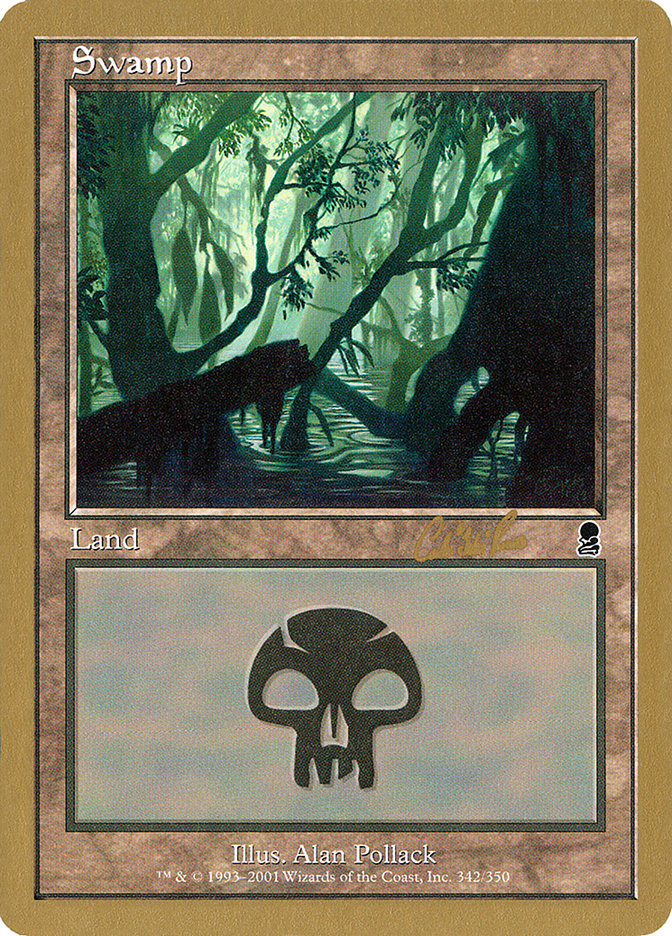 Swamp (cr342) (Carlos Romao) [World Championship Decks 2002] | GnG Games