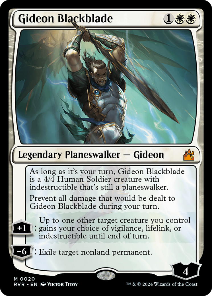 Gideon Blackblade [Ravnica Remastered] | GnG Games