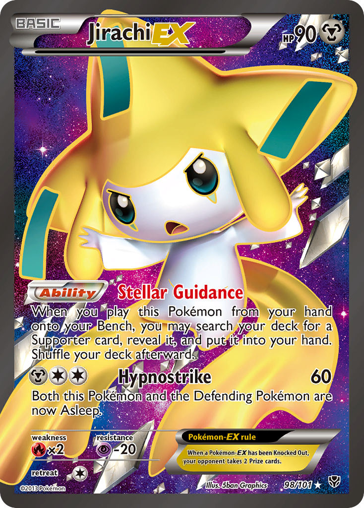 Jirachi EX (98/101) [Black & White: Plasma Blast] | GnG Games