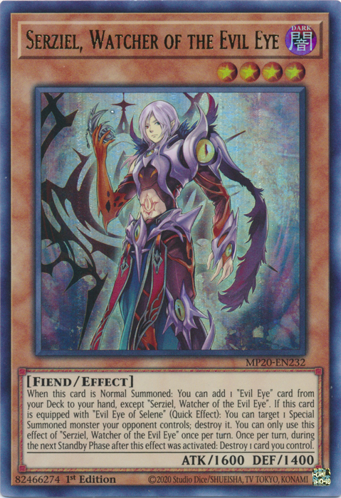 Serziel, Watcher of the Evil Eye [MP20-EN232] Ultra Rare | GnG Games